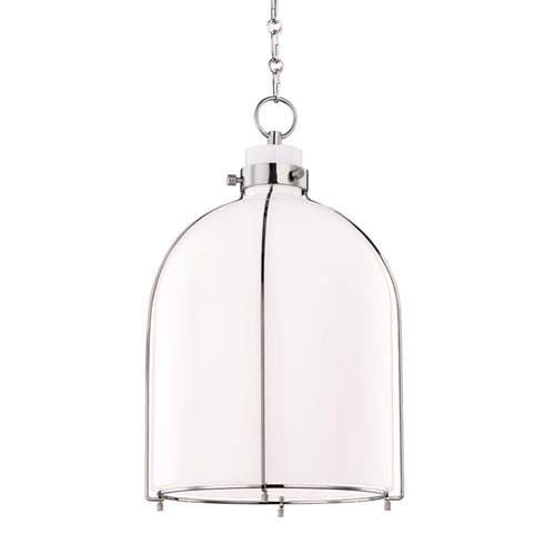 Hudson Valley Eldridge 1 LIGHT B PENDANT in Old Bronze Finish Model: 7314-OB