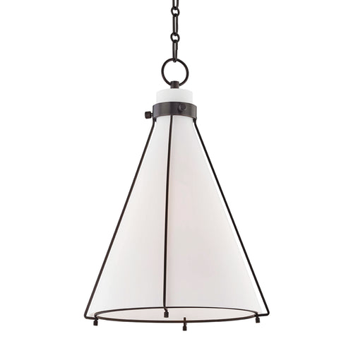Hudson Valley Eldridge 1 LIGHT PENDANT in Old Bronze Finish Model: 7316-OB