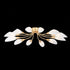 Hudson Valley Enfield Semi Flush in Vintage Gold Leaf Finish Model: 3042-VGL
