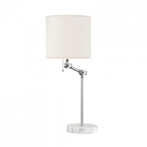 Hudson Valley Essex Table Lamp in Polished Nickel Finish Model: MDSL150-PN