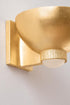 Hudson Valley Fairview Wall Sconce in Vintage Gold Leaf Finish Model: 4806-VGL