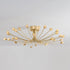 Hudson Valley Falkirk Semi Flush in Vintage Gold Leaf Finish Model: 5430-VGL
