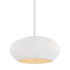 Hudson Valley Ferndale Pendant in Gesso White Finish Model: 2224-GSW