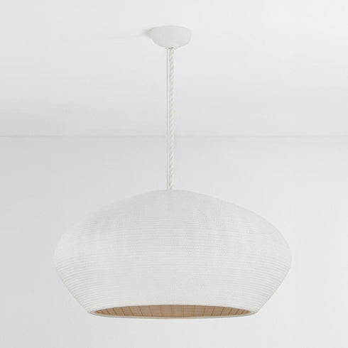 Hudson Valley Ferndale Pendant in Gesso White Finish Model: 2236-GSW