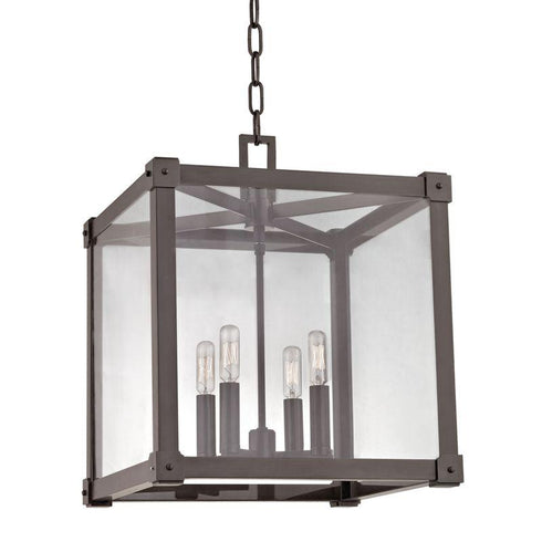 Hudson Valley Forsyth Lantern in Aged Brass Finish Model: 8616-AGB