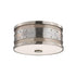 Hudson Valley Gaines 2 LIGHT FLUSH MOUNT in Aged Old Bronze Finish Model: 2202-AOB