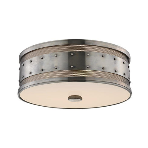 Hudson Valley Gaines 3 LIGHT FLUSH MOUNT in Aged Old Bronze Finish Model: 2206-AOB