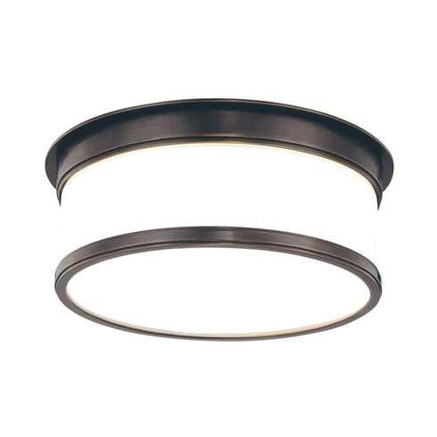 Hudson Valley Geneva 2 LIGHT FLUSH MOUNT in Aged Brass Finish Model: 712-AGB