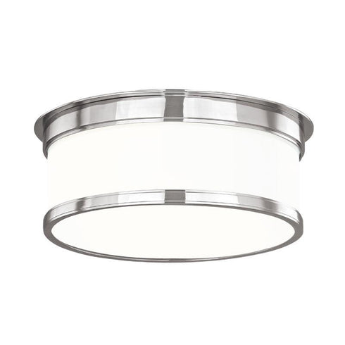 Hudson Valley Geneva 2 LIGHT FLUSH MOUNT in Aged Brass Finish Model: 712-AGB