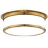 Hudson Valley Geneva 3 LIGHT FLUSH MOUNT in Aged Brass Finish Model: 715-AGB
