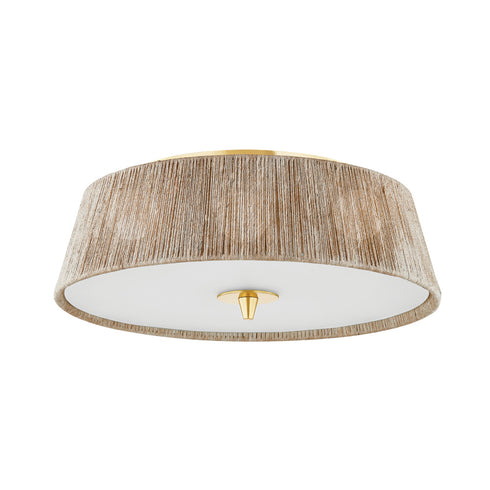 Hudson Valley GEORGE Semi Flush in Aged Brass Finish Model: CB9518-AGB