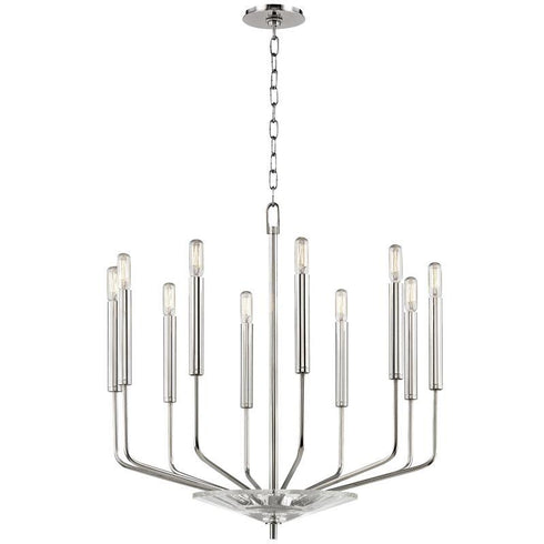 Hudson Valley Gideon Chandelier in Polished Nickel Finish Model: 2610-PN