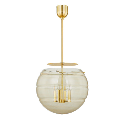 Hudson Valley Gill Pendant in Aged Brass Finish Model: 1344-AGB