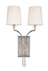 Hudson Valley Glenford 2 LIGHT WALL SCONCE in Aged Brass Finish Model: 3112-AGB