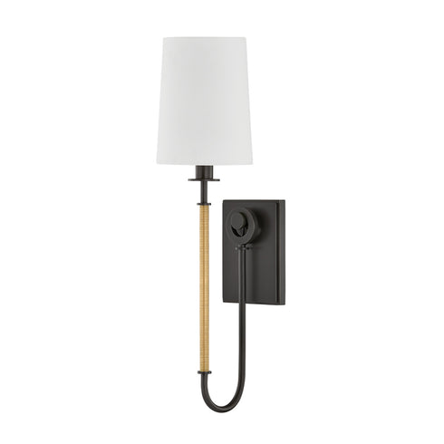 Hudson Valley GLENMONT Wall Sconce in Aged Brass Distressed Bronze Finish Model: 2071-AGB/DB