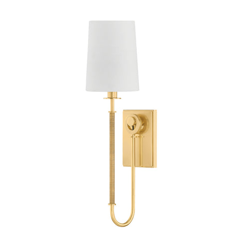 Hudson Valley GLENMONT Wall Sconce in Aged Brass Finish Model: 2071-AGB