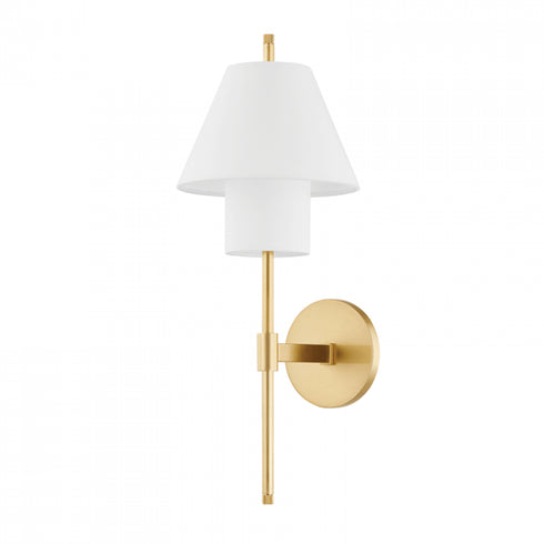Hudson Valley Glenmoore Wall Sconce in Aged Brass Finish Model: PI1899101-AGB