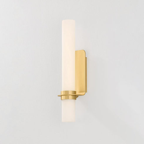 Hudson Valley Groveland Station Wall Sconce in Aged Brass Finish Model: 5518-AGB