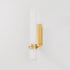 Hudson Valley Groveland Station Wall Sconce in Aged Brass Finish Model: 5518-AGB
