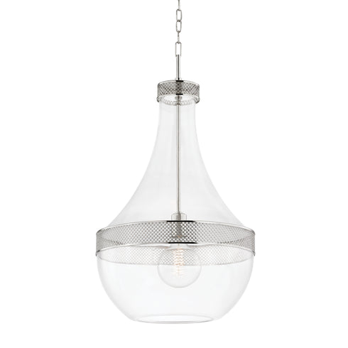 Hudson Valley Hagen 1 LIGHT PENDANT in Old Bronze Finish Model: 1817-OB