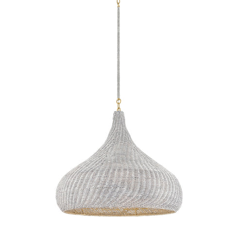 Hudson Valley HAMPSTEAD Pendant in Aged Brass Finish Model: 4828-AGB