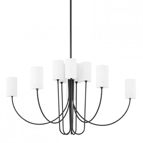 Hudson Valley Harlem 10 LIGHT CHANDELIER in Old Bronze Finish Model: 6848-OB
