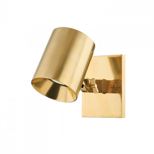 Hudson Valley Highgrove 1 LIGHT SCONCE in Aged Brass Finish Model: MDS1700-AGB