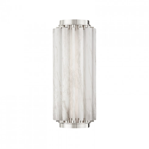 Hudson Valley Hillside SMALL WALL SCONCE in Polished Nickel Finish Model: 6013-PN