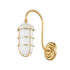 Hudson Valley Holkham 1 LIGHT SCONCE in Aged Brass Finish Model: MDS1500-AGB/DB
