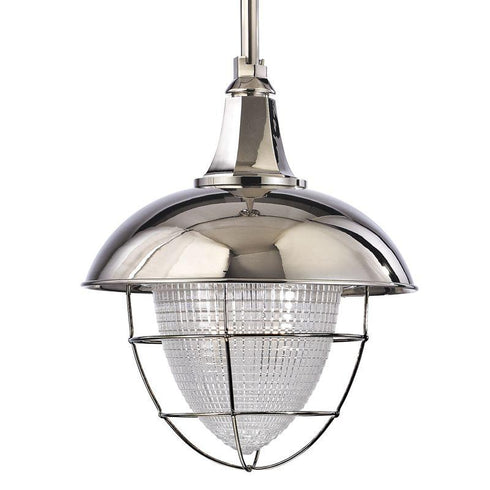 Hudson Valley_discontinued Keene 1 Light I 1 LIGHT PENDANT in Polished Nickel Finish Model: MDS1602-AGB