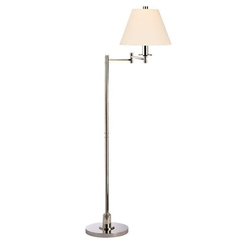 Hudson Valley_discontinued Kennett 1 Light D 1 LIGHT SWING ARM FLOOR LAMP in Polished Nickel Finish Model: MDS1501-AGB/DB