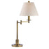 Hudson Valley_discontinued Kennett 1 Light D 1 LIGHT SWING ARM TABLE LAMP in Vintage Brass Finish Model: MDS1500-AGB/DB