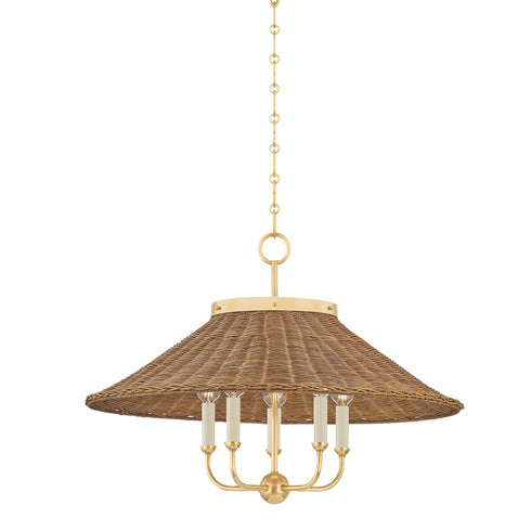 Hudson Valley Kensington Chandelier in Aged Brass Finish Model: MDS2103-AGB