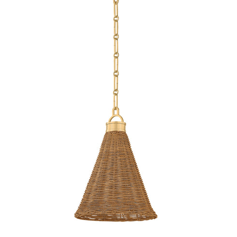 Hudson Valley Kensington Pendant in Aged Brass Finish Model: MDS2101-AGB
