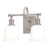 Hudson Valley Keswick 2 LIGHT BATH BRACKET in Old Bronze Finish Model: 1972-OB