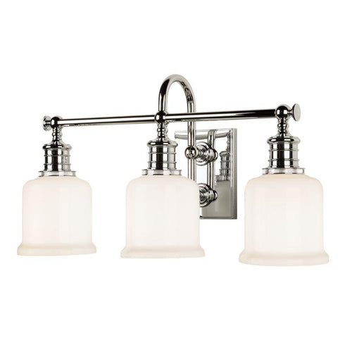 Hudson Valley Keswick 3 LIGHT BATH BRACKET in Aged Brass Finish Model: 1973-AGB