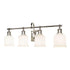 Hudson Valley Keswick 4 LIGHT BATH BRACKET in Old Bronze Finish Model: 1974-OB