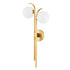 Hudson Valley Laval 2 LIGHT WALL SCONCE in Aged Brass Finish Model: 8425-AGB