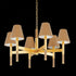 Hudson Valley Lindenwood Chandelier in Aged Brass Finish Model: 3434-AGB