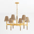 Hudson Valley Lindenwood Chandelier in Aged Brass Finish Model: 3434-AGB