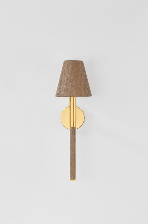 Hudson Valley Lindenwood Wall Sconce in Aged Brass Finish Model: 3420-AGB