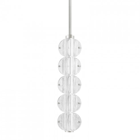 Hudson Valley Lindley 5 LIGHT PENDANT in Polished Nickel Finish Model: 1905-PN