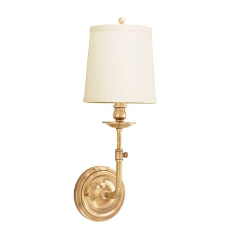 Hudson Valley Logan 1 LIGHT WALL SCONCE in Aged Brass Finish Model: 171-AGB
