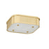 Hudson Valley Madison Square Flush Mount in Aged Brass Finish Model: 4114-AGB