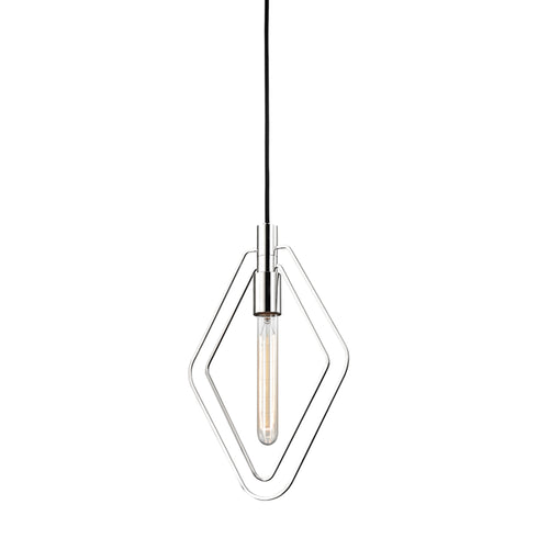 Hudson Valley Masonville Pendant in Polished Nickel Finish Model: 3040-PN