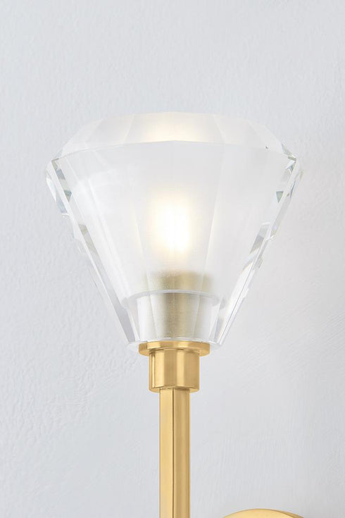 Hudson Valley Maspeth Wall Sconce in Aged Brass Finish Model: 1425-AGB