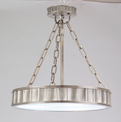 Hudson Valley Middlebury 3 LIGHT SEMI FLUSH in Historic Nickel Finish Model: 901-HN