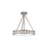Hudson Valley Middlebury 3 LIGHT SEMI FLUSH in Historic Nickel Finish Model: 901-HN