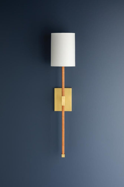 Hudson Valley Minnetonka Wall Sconce in Aged Brass Finish Model: 6130-AGB