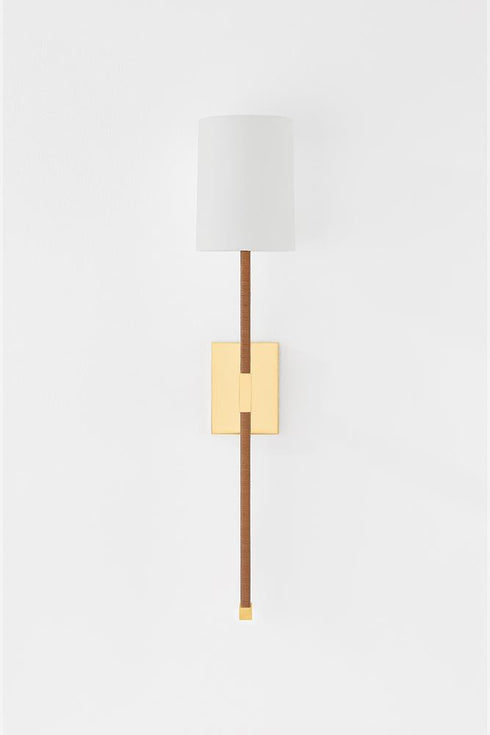 Hudson Valley Minnetonka Wall Sconce in Aged Brass Finish Model: 6130-AGB